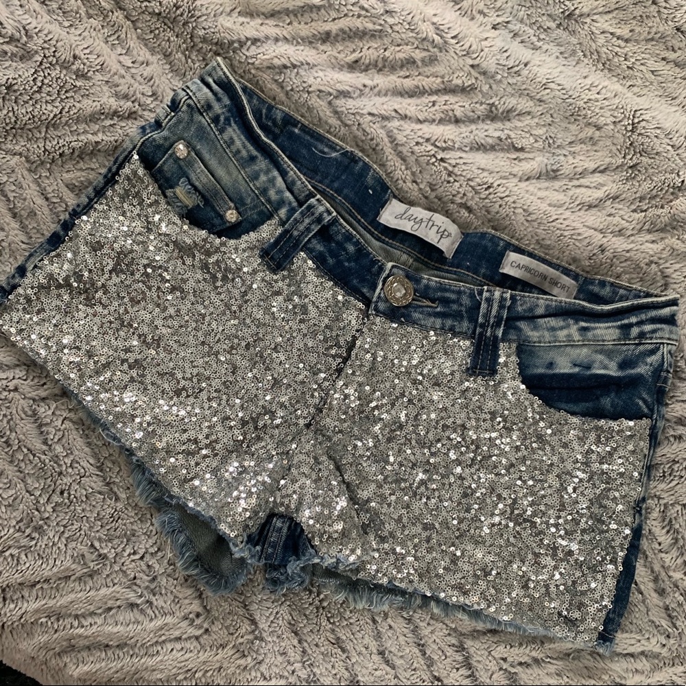 Daytrip sequin shorts
